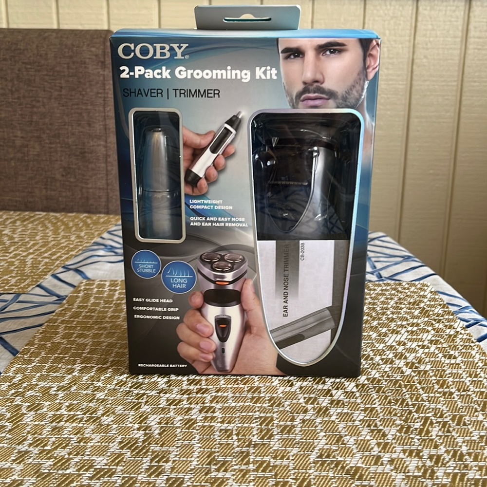Coby 2 pack grooming kit